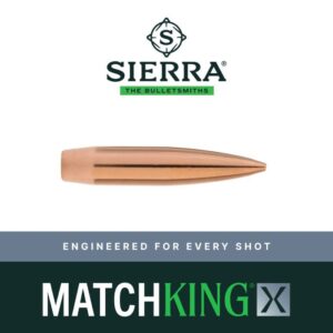 Sierra 6mm / .243 Cal 107gr HPBT MatchKing-X Bullets – 100 Pack