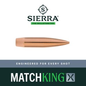 Sierra 6.5mm / .264 Cal 142gr HPBT MatchKing X Bullets – Pack of 100