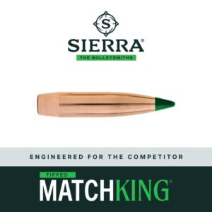 Sierra 6.5MM 153 Grain Tipped MatchKing (TMK) Bullets – Pack of 100