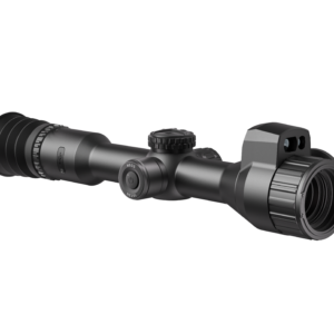HIKMICRO Neos NH25L thermal scope for air rifles with built-in laser rangefinder, ballistic calculator, 320x240 thermal sensor, compact 30mm tube design and AMOLED display for night hunting and pest control