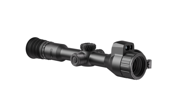 HIKMICRO Neos NH25L thermal scope for air rifles with built-in laser rangefinder, ballistic calculator, 320x240 thermal sensor, compact 30mm tube design and AMOLED display for night hunting and pest control