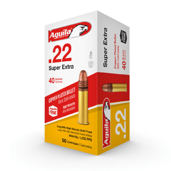 Aguila .22LR High Velocity 40gr Ammo solid pointÂ
