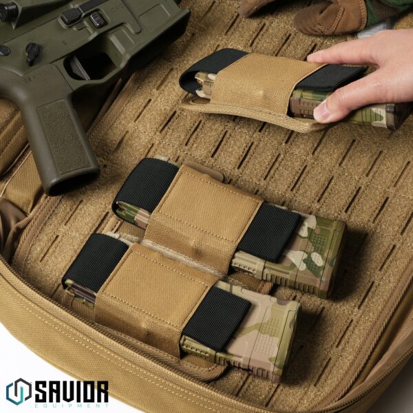 Savior Equipment AR-15/AK-47 Mag Holder w/ Hook Backing - 2-Slot