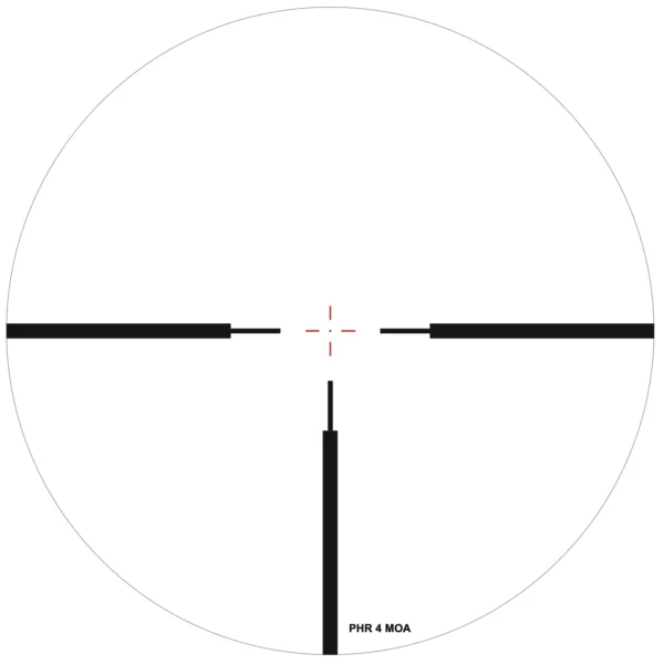 ZeroTech Vengeance 3-12x40 PHR 4 Illuminated SFP MOA Rifle Scope