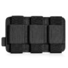 Savior Equipment AR-15 AK-47 Mag Holder 3-Slot Black with Hook Backing