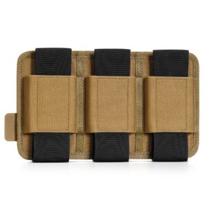 Savior Equipment AR-15 AK-47 Mag Holder 3-Slot FDE with Hook Backing