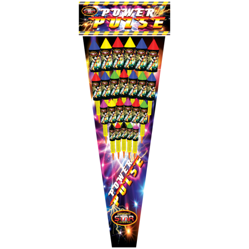 Bright Star Power Pulse 24pce Rockets